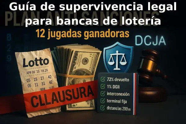 Guía de supervivencia legal para bancas de lotería en Rep. Dom