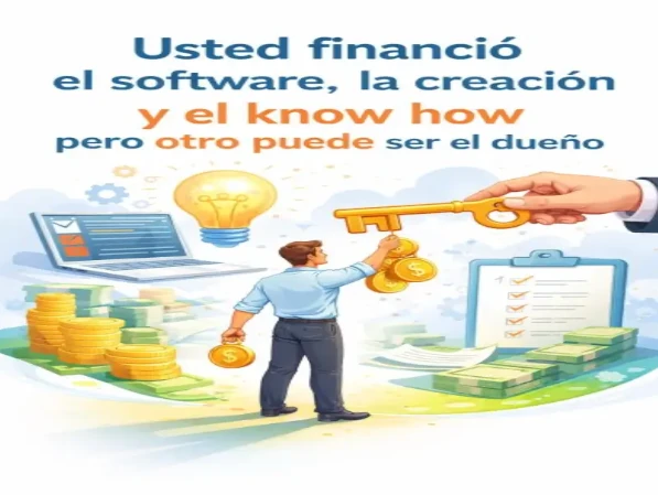 Su software y su fórmula pueden tener otro dueño (aunque usted los financie)